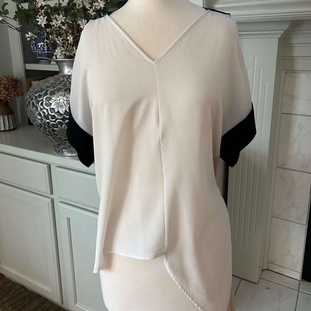 Zara Asymetric Tunic Top